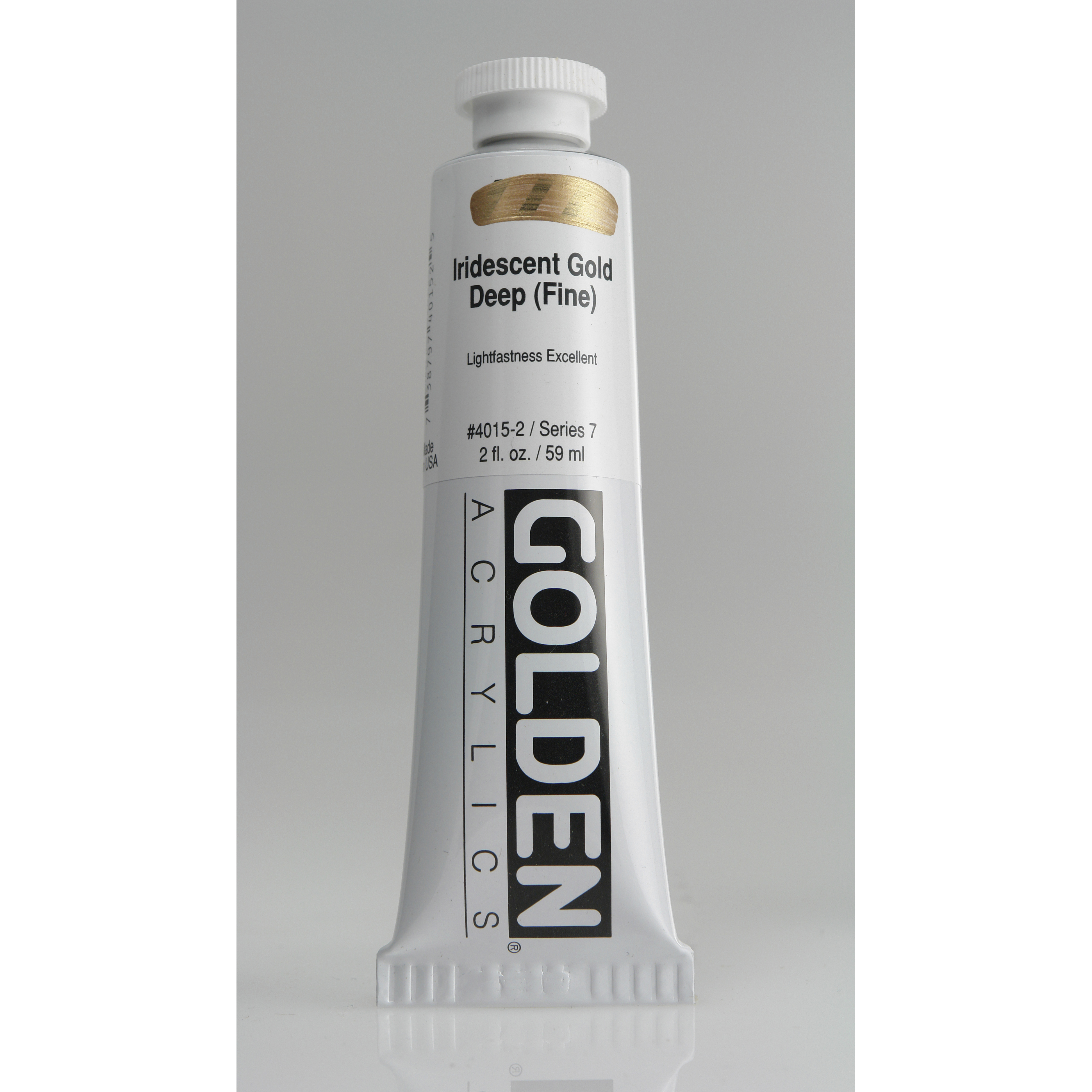 Golden : Heavy Body Acrylic Paint : 60ml : Gold Deep Fine Iridescent