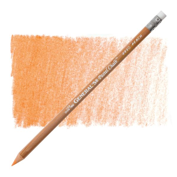 generals pastel chalk pencil peach
