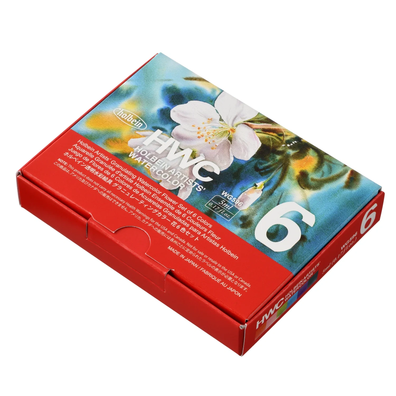 Holbein WC Granulating Flower Set 6