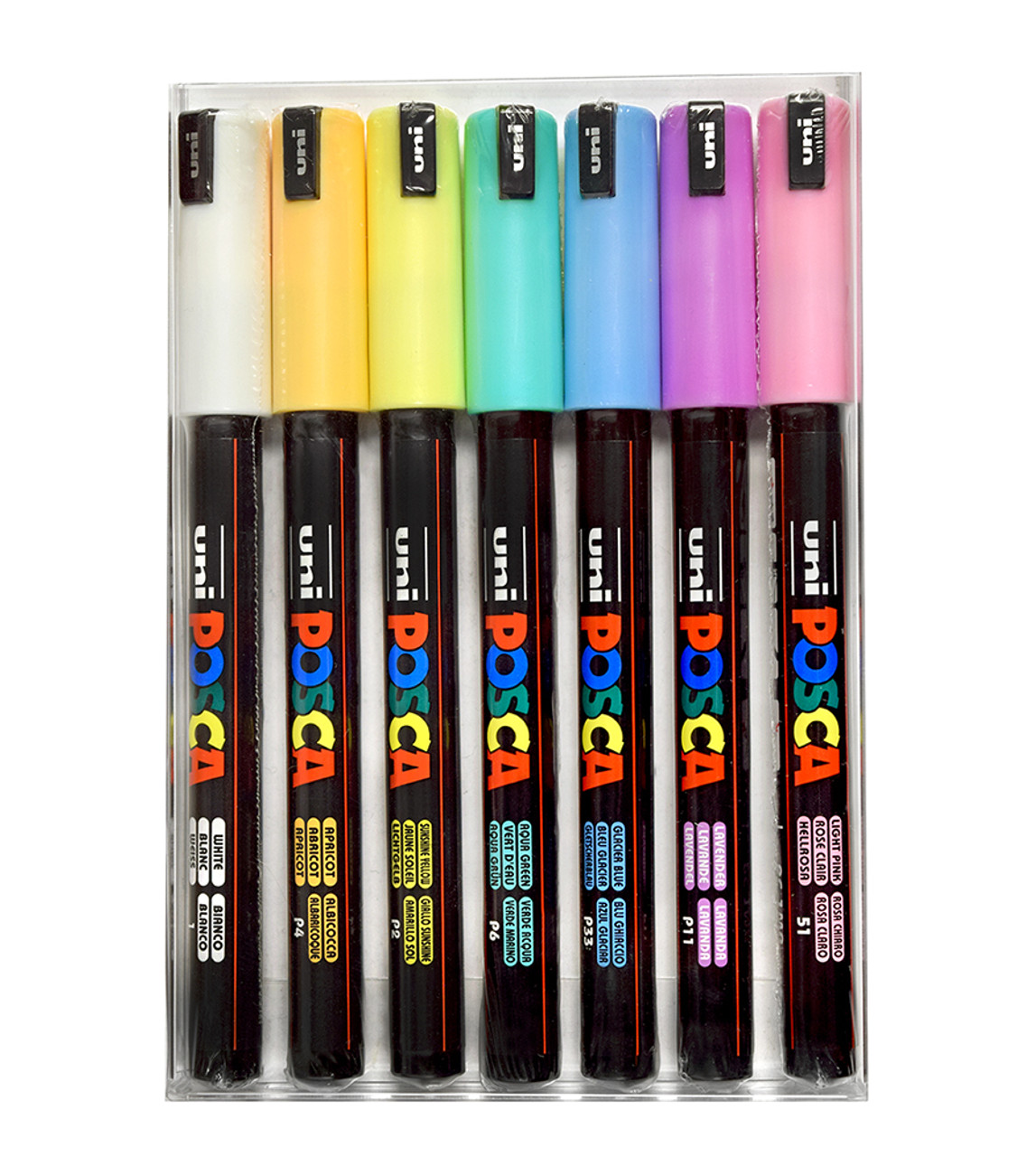Posca Set 1MR Fine Soft 8pc